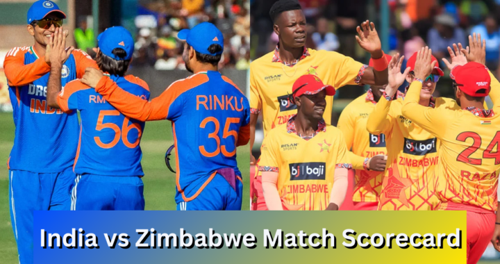 India vs Zimbabwe Match Scorecard: India Wins 4-1 in 2024