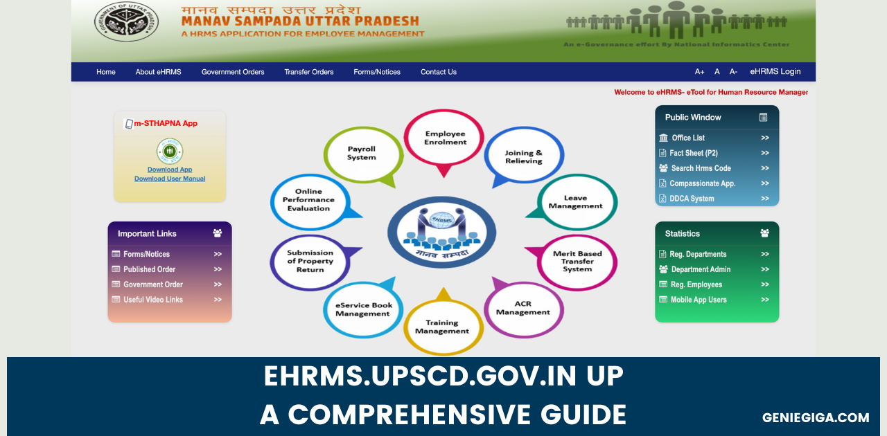 EHRMS.UPSCD.GOV.IN UP: A Comprehensive Guide