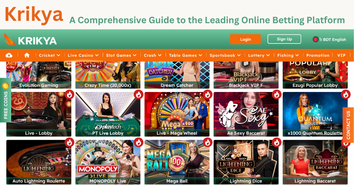 Krikya A Comprehensive Guide to the Leading Online Betting Platform