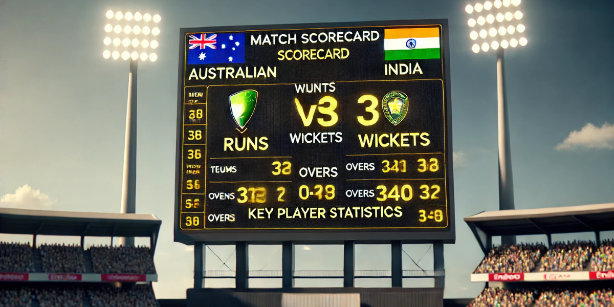 Australian men’s cricket team vs India national cricket team match scorecard